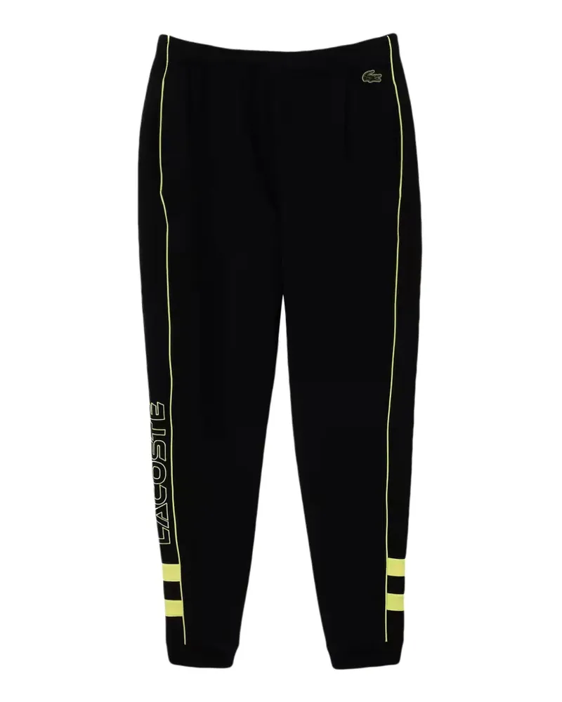 Lacoste embroidered regular-fit track pants - Schwarz Schwarz