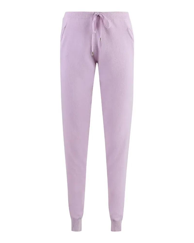 Malo Weite Cropped-Hose - Violett Violett
