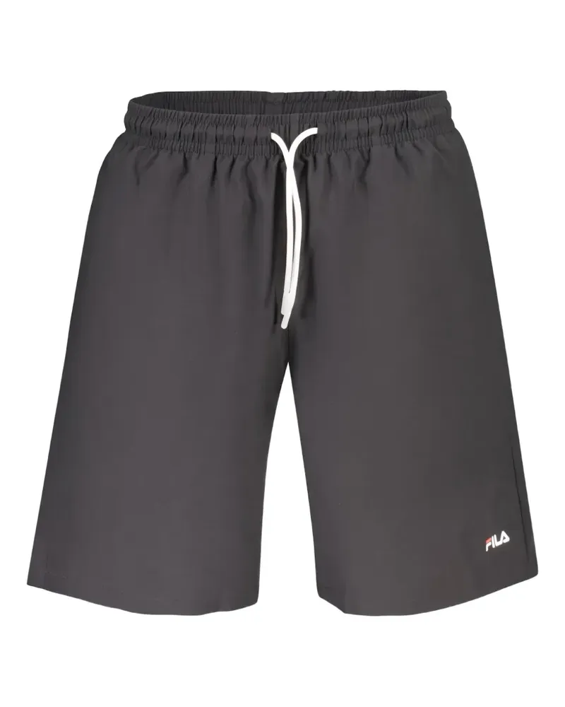 Fila Tinelli Shorts mit Kordelzug und Logo-Print - Grau Grau