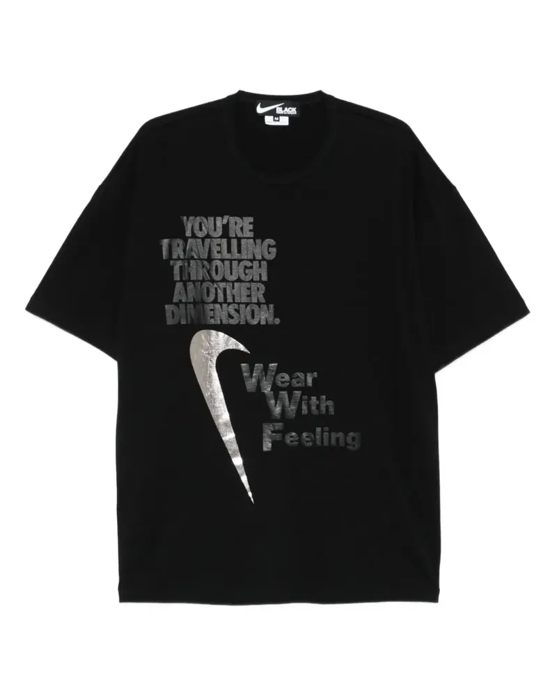 Comme des Garçons T-Shirt mit Print - Schwarz Schwarz