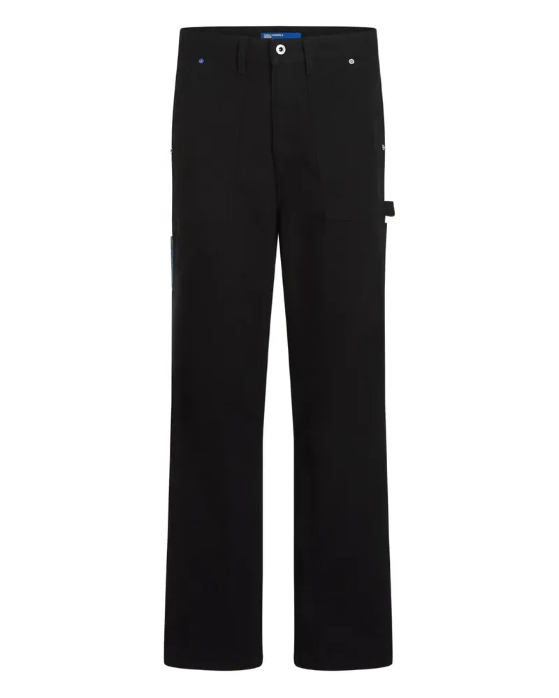 Karl Lagerfeld Gerade Jeans - Schwarz Schwarz