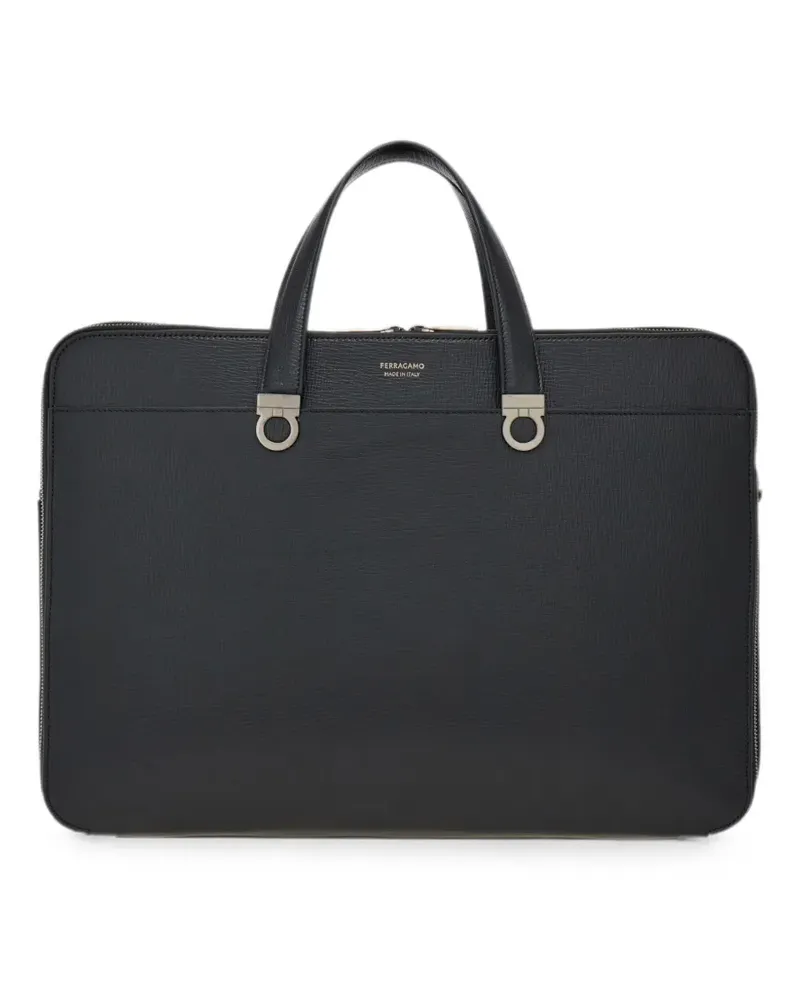 Ferragamo Gancini briefcase - Schwarz Schwarz