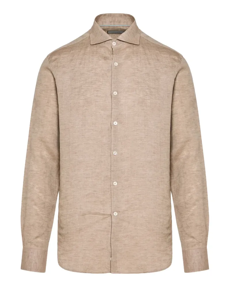 Canali buttoned shirt - Nude Nude