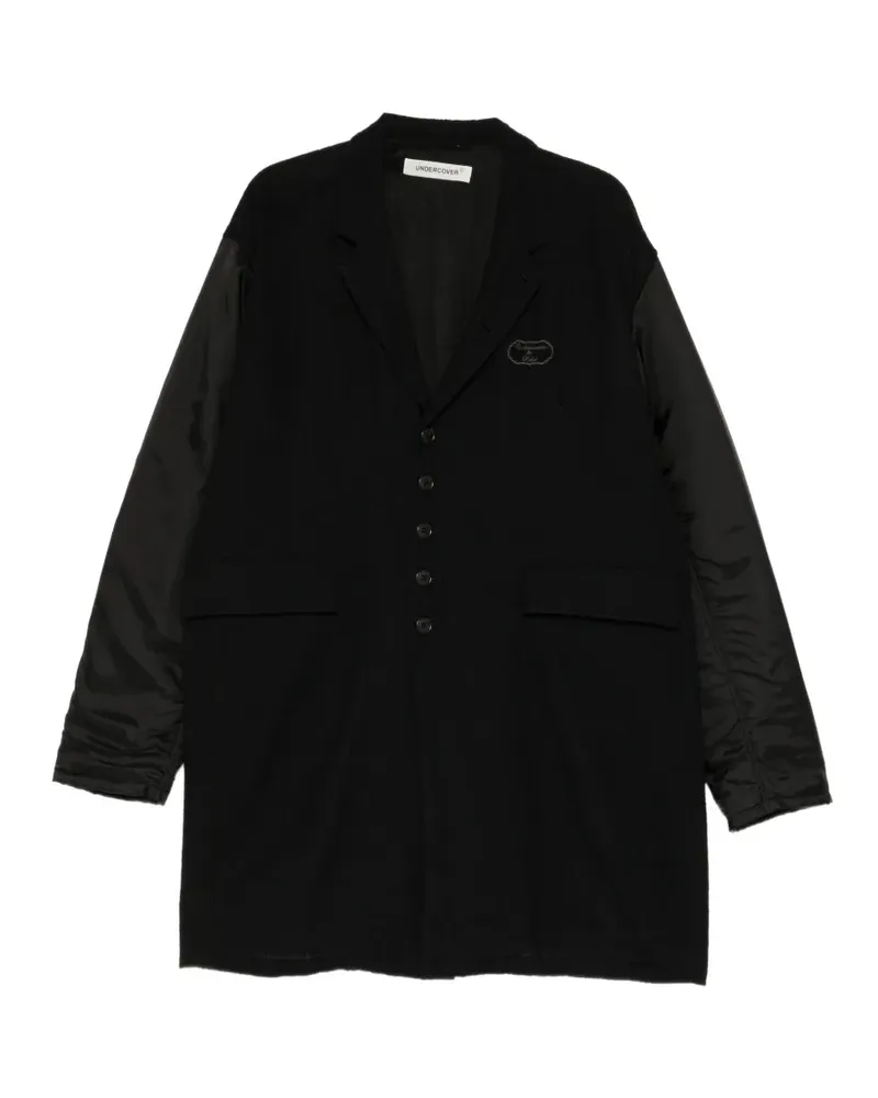 Undercover Bestickte Jacke mit Kontrasteinsätzen - Schwarz Schwarz