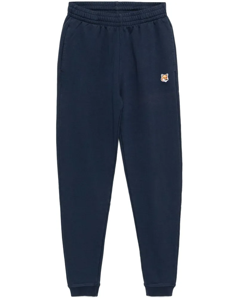 Kitsuné Jogginghose mit Fuchs-Patch - Blau Blau