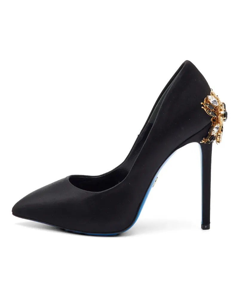 Loriblu butterfly crystal-embellished pointed-toe pumps - Schwarz Schwarz
