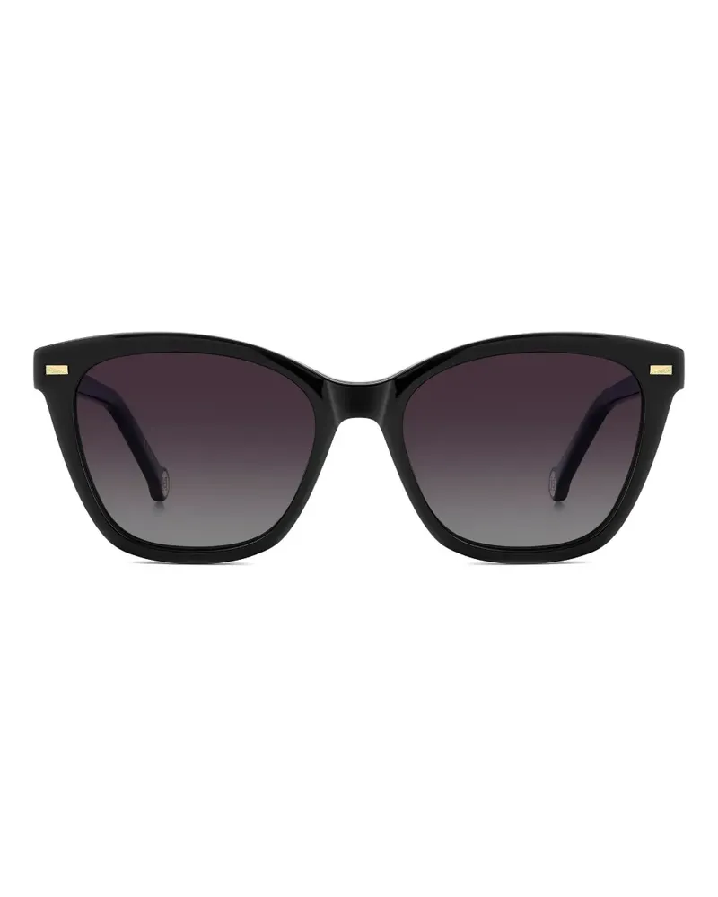 Carolina Herrera New York Brille mit eckigem Gestell - Schwarz Schwarz
