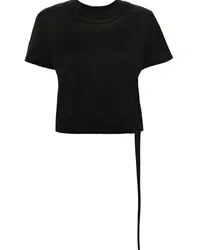 DRKSHDW by Rick Owens Level T Cropped-T-Shirt Schwarz