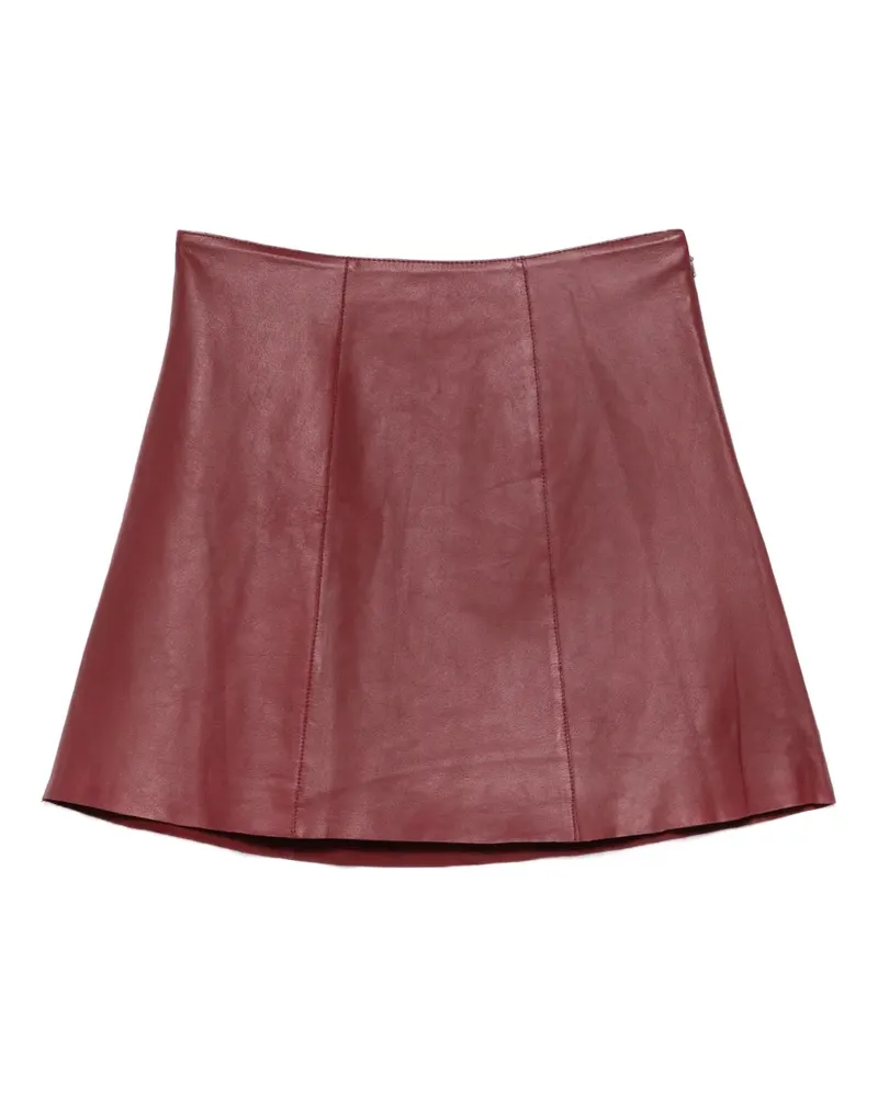 By Malene Birger Namia panelled mini skirt - Rot Rot