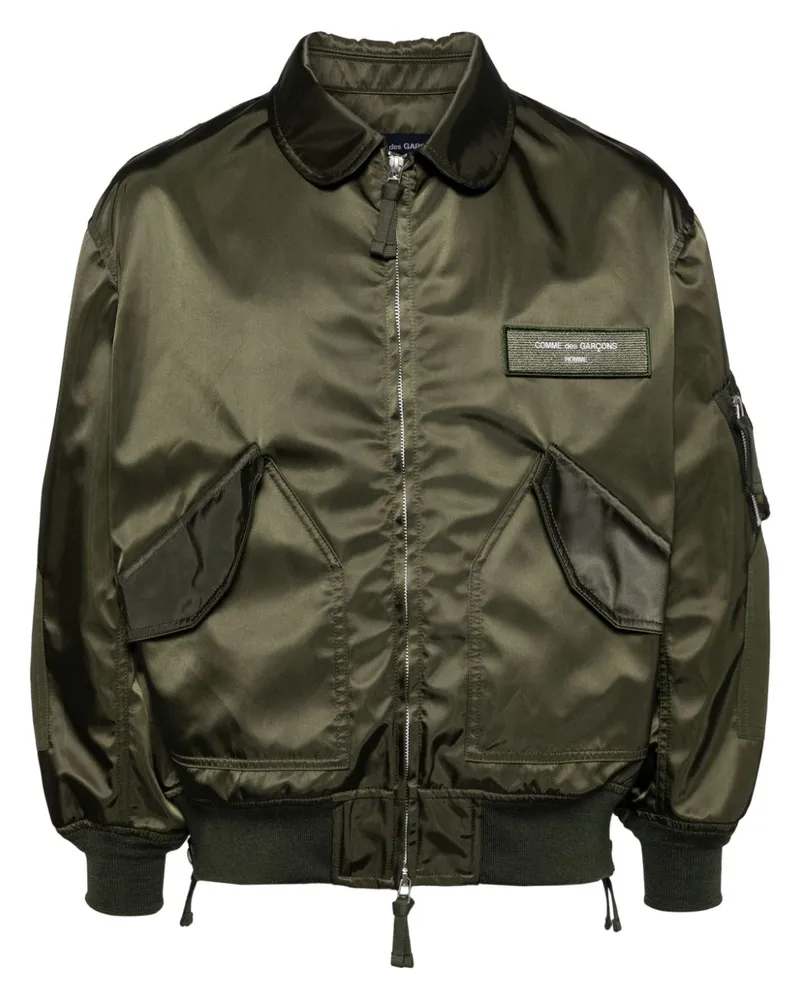Comme des Garçons Jacke mit seitlichem Reißverschluss - Grün Grün