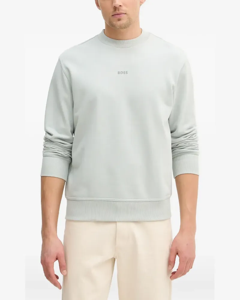 HUGO BOSS Sweatshirt mit Logo - Blau Blau