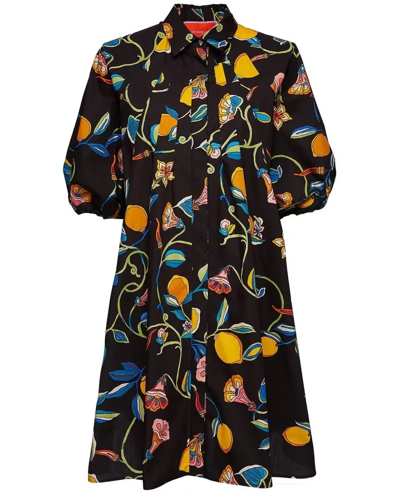 La DoubleJ Kleid mit Print - Schwarz Schwarz
