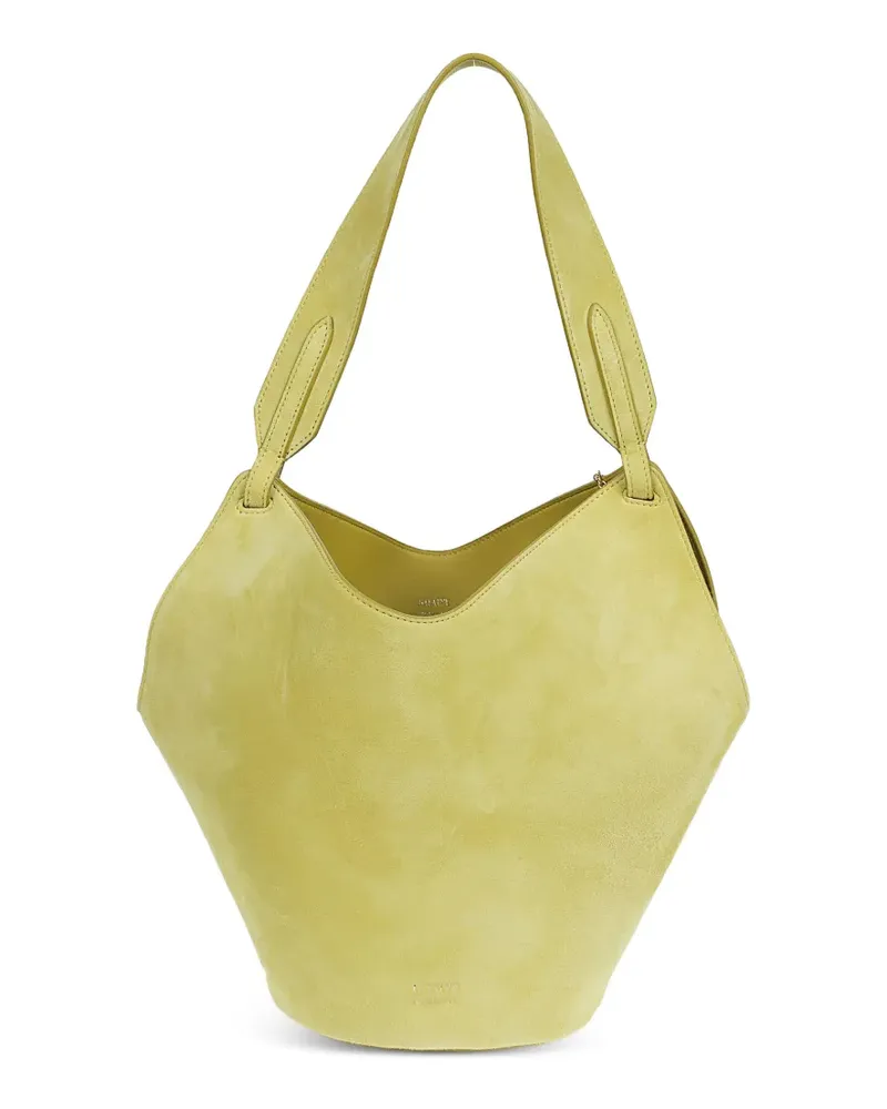 KHAITE Lotus Tote Bag aus Leder - Gelb Gelb