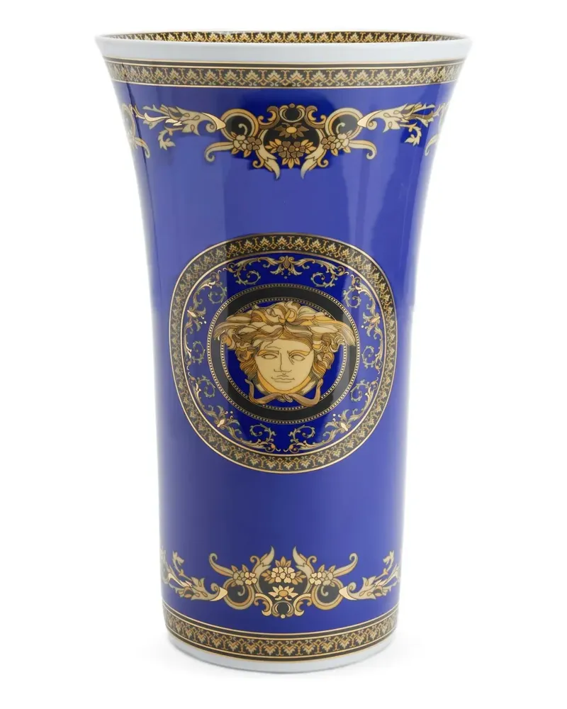 Versace Medusa Vase 34cm - Blau Blau