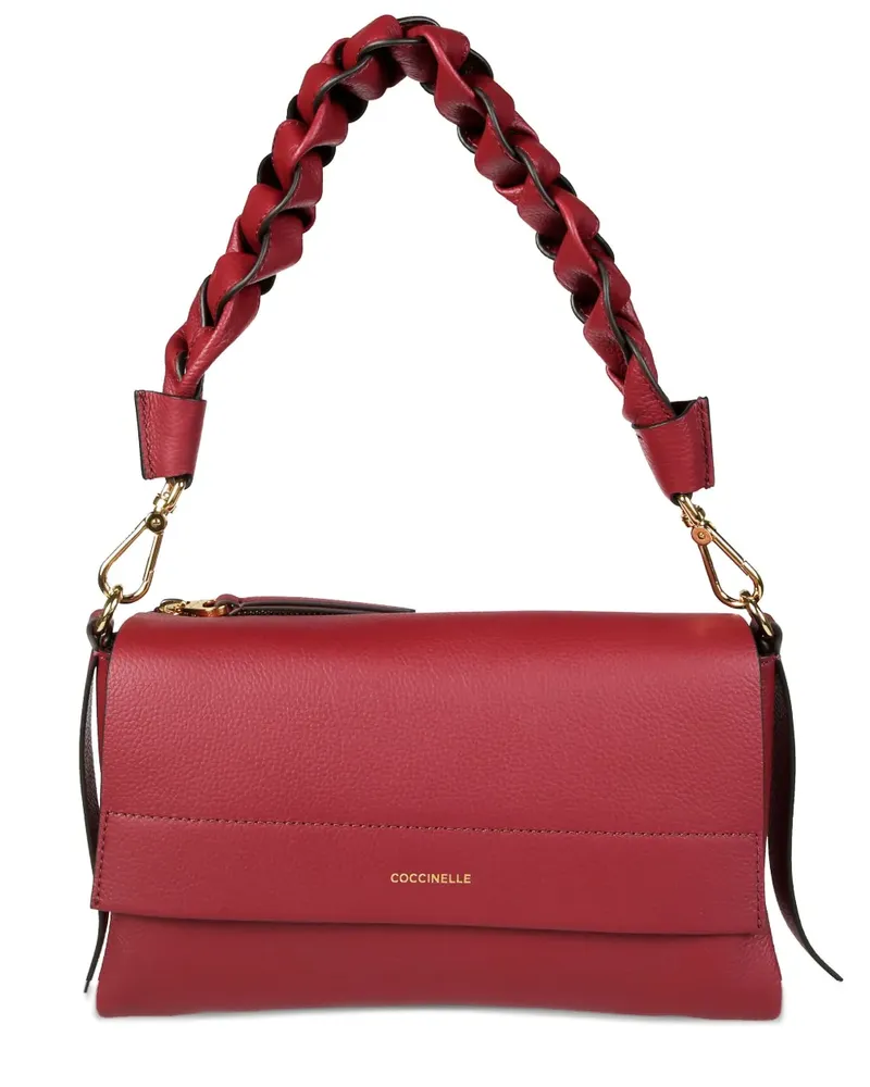 Coccinelle Boheme Grana Double Schultertasche - Rot Rot