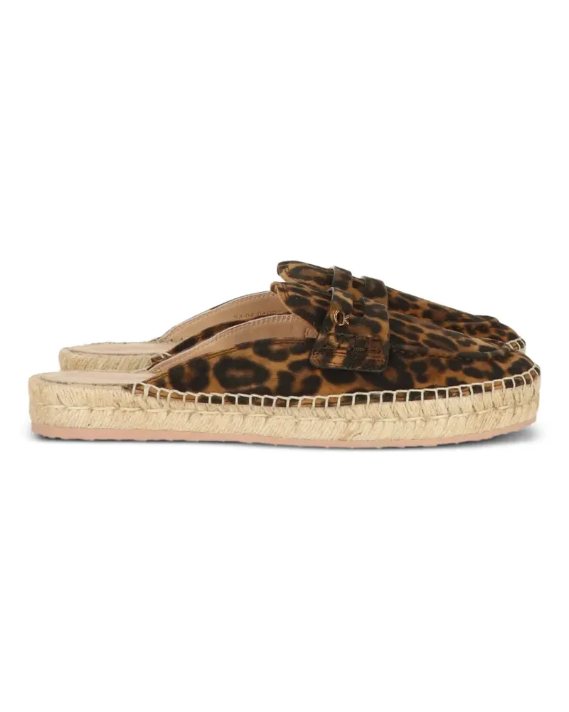 Gianvito Rossi animal-print sandals - Braun Braun