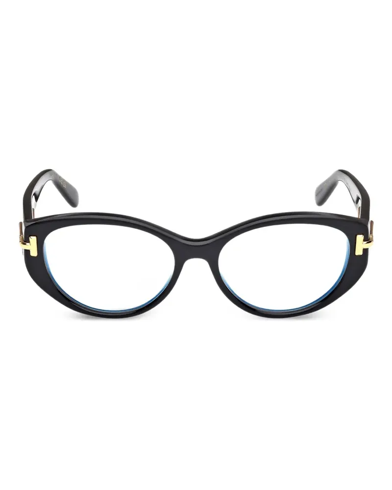 Tom Ford Brille mit Cat-Eye-Gestell - Schwarz Schwarz