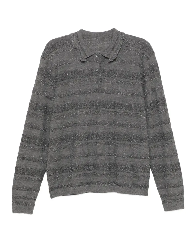 JNBY Gestreifter Pullover - Grau Grau
