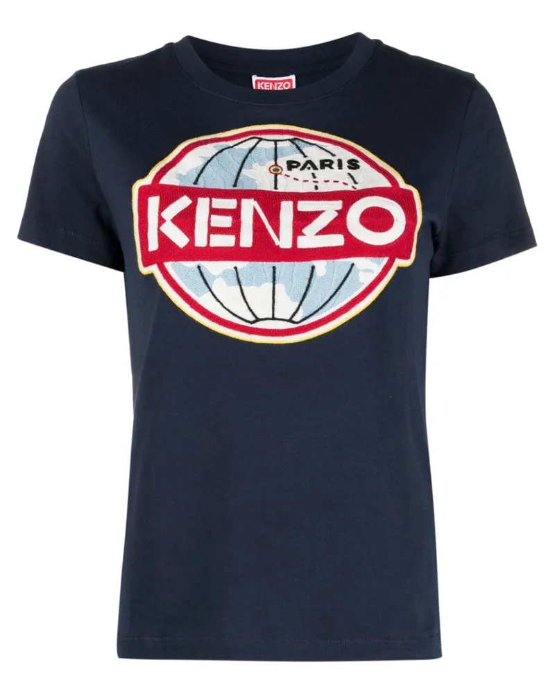 Kenzo T-Shirt aus Bio-Baumwolle - Blau Blau