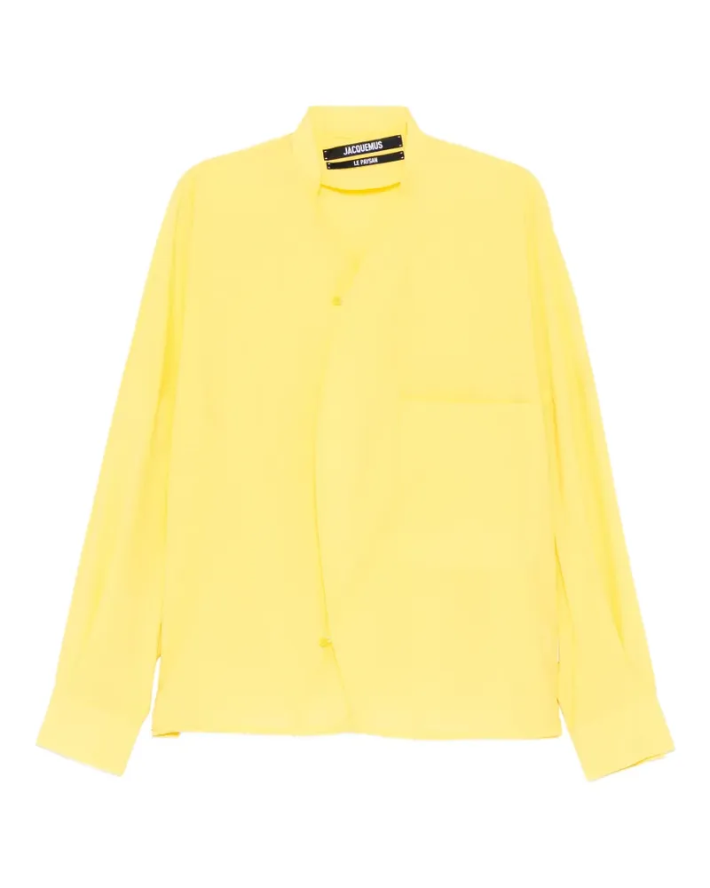 Jacquemus Hemd mit Wickeltasche - Gelb Gelb
