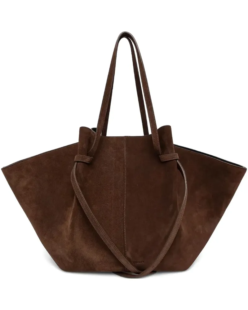 YUZEFI Asymmetrische Tote Bag - Braun Braun