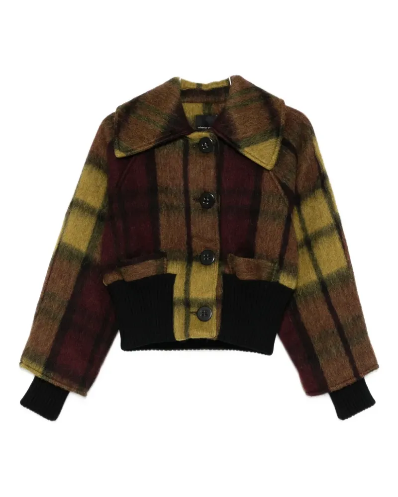 Roberto Collina checked jacket - Rot Rot