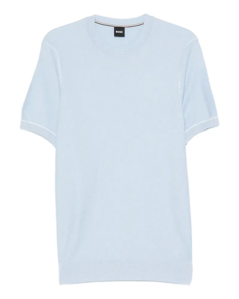 HUGO BOSS short-sleeve sweater - Blau Blau