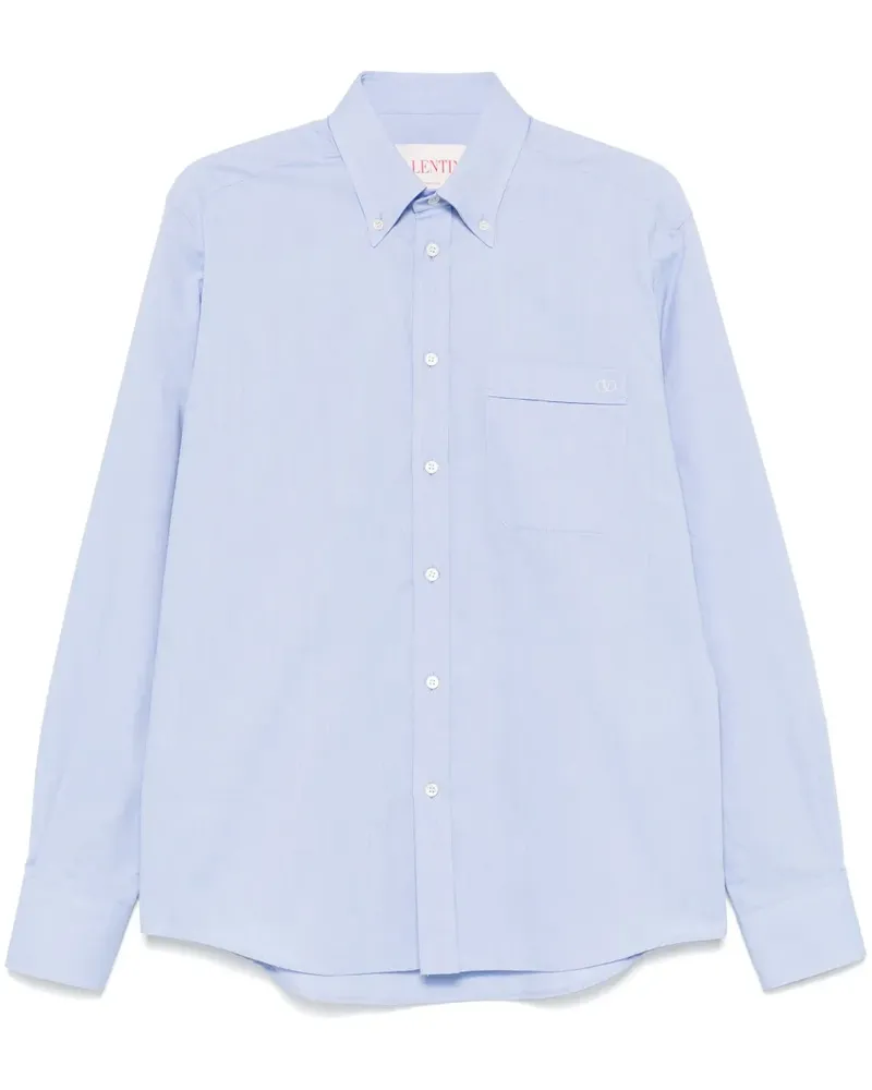 Valentino Garavani Hemd mit VLogo Signature - Blau Blau