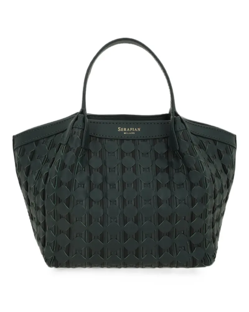 Serapian mini Mosaico tote bag - Grün Grün