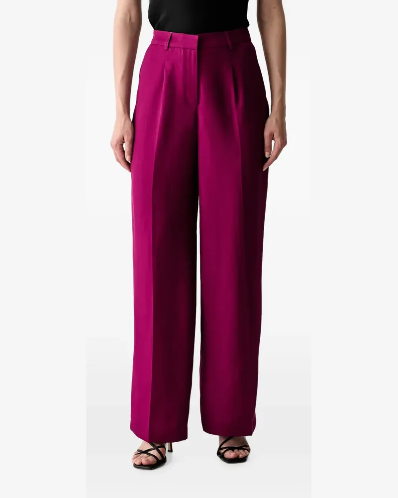 Morgan pleated tailored trousers - Rosa Rosa