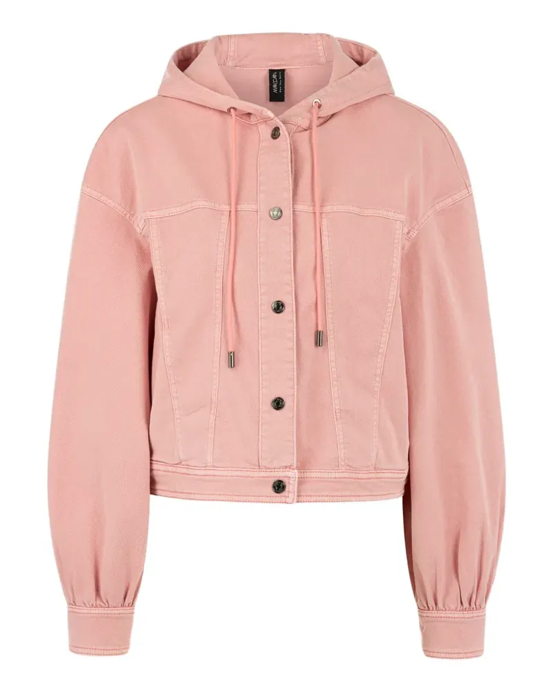 Marc Cain hooded denim jacket - Rosa Rosa