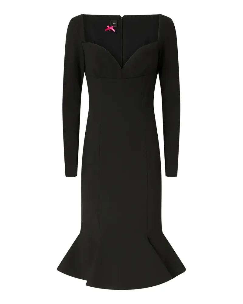 Pinko Kleid mit Herzausschnitt - Schwarz Schwarz