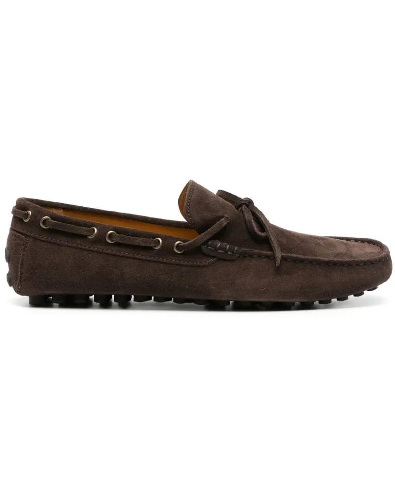 Doucal´s Segelschuhe aus Wildleder - Braun Braun