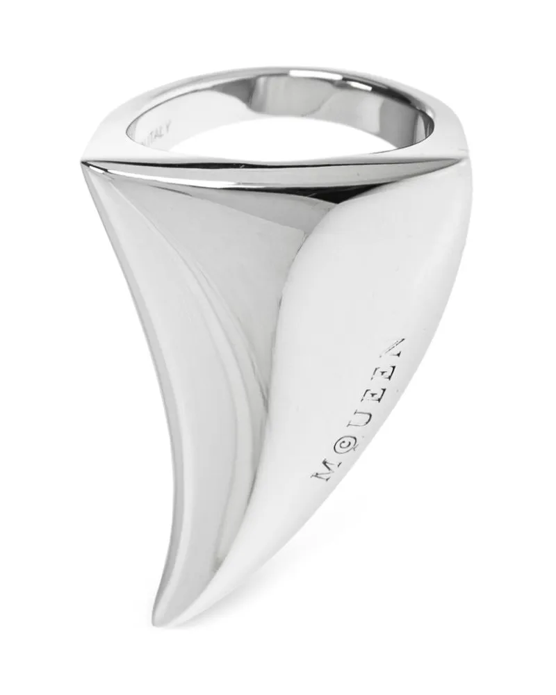 Alexander McQueen Tiger Claw Ring - Silber Silber