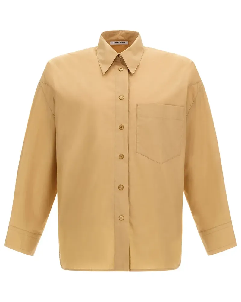 LOW CLASSIC Klassisches Hemd - Nude Nude