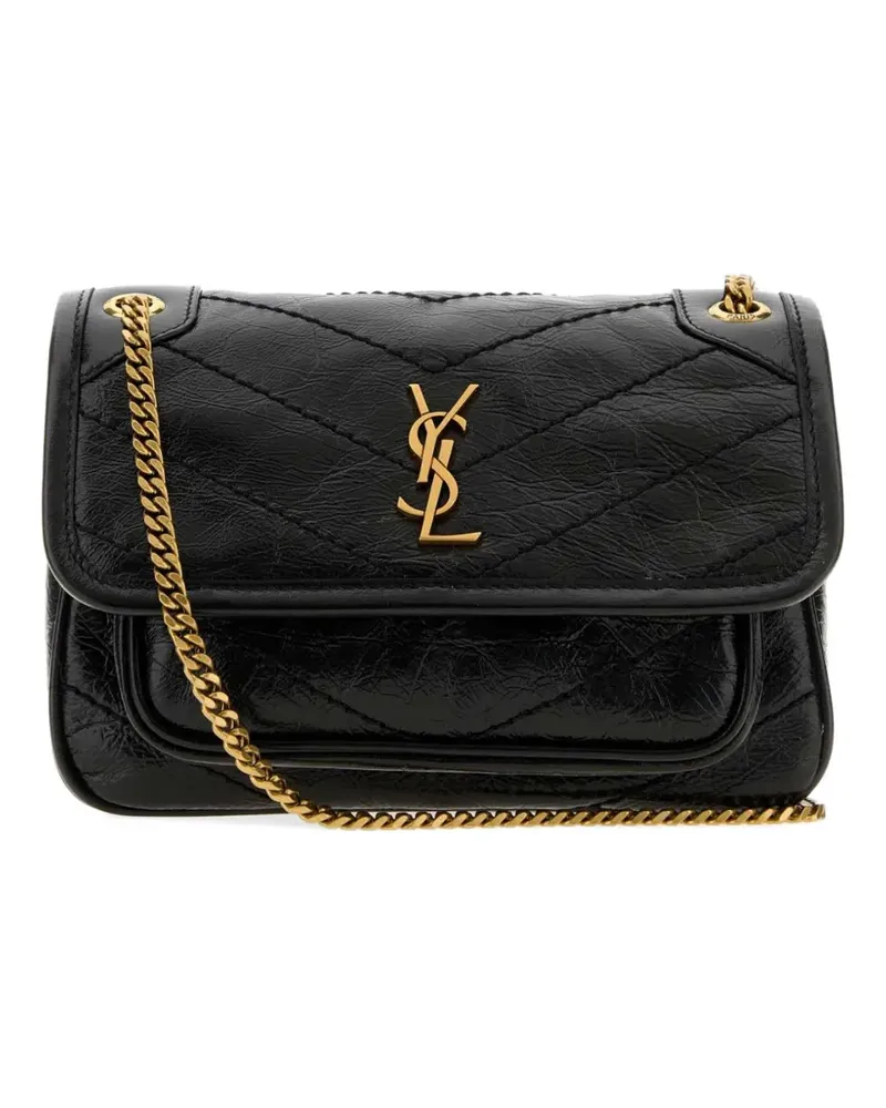 Saint Laurent mini Niki quilted shoulder bag - Schwarz Schwarz