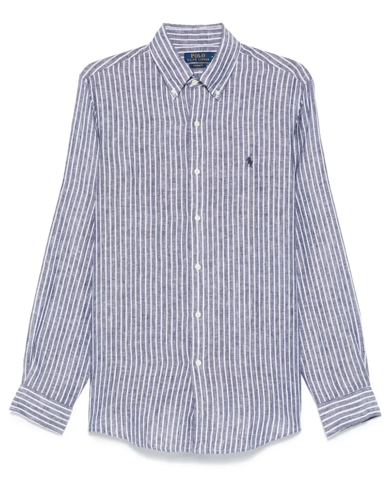 Ralph Lauren Gestreiftes Hemd - Blau Blau