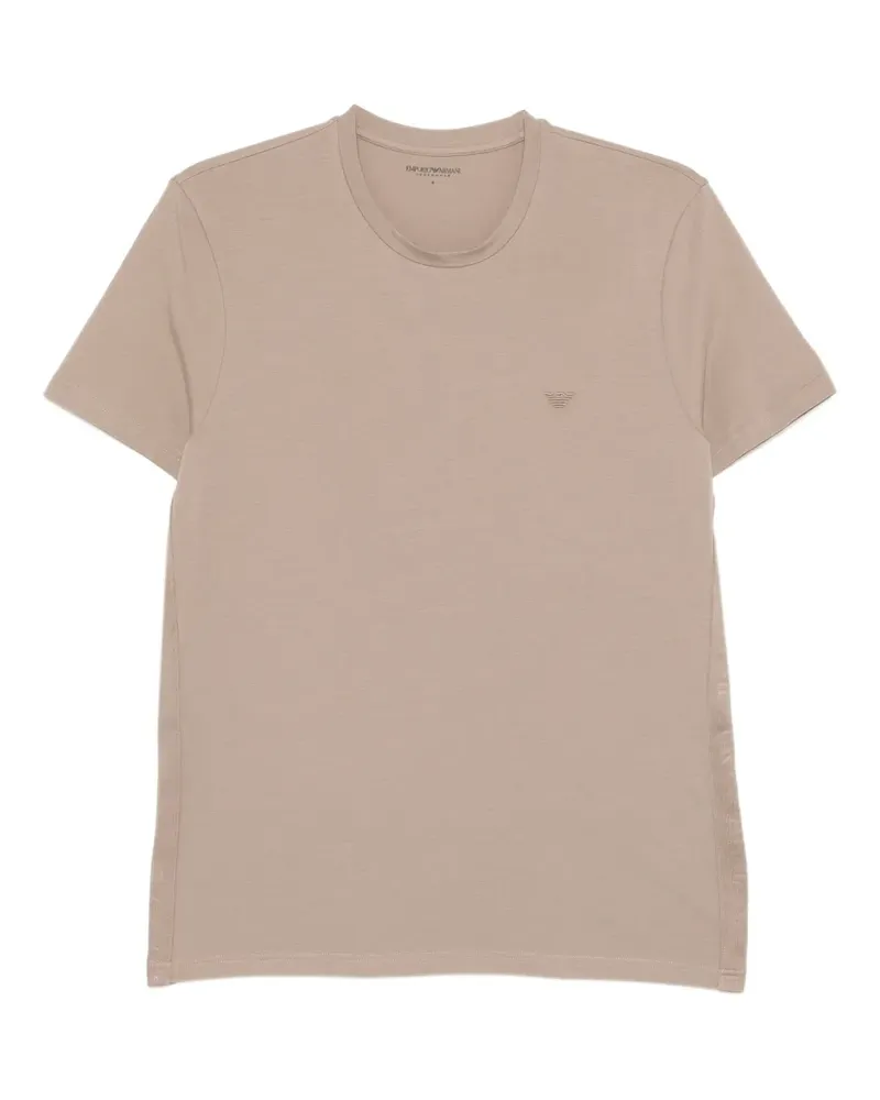 Emporio Armani T-Shirt mit Logo - Braun Braun