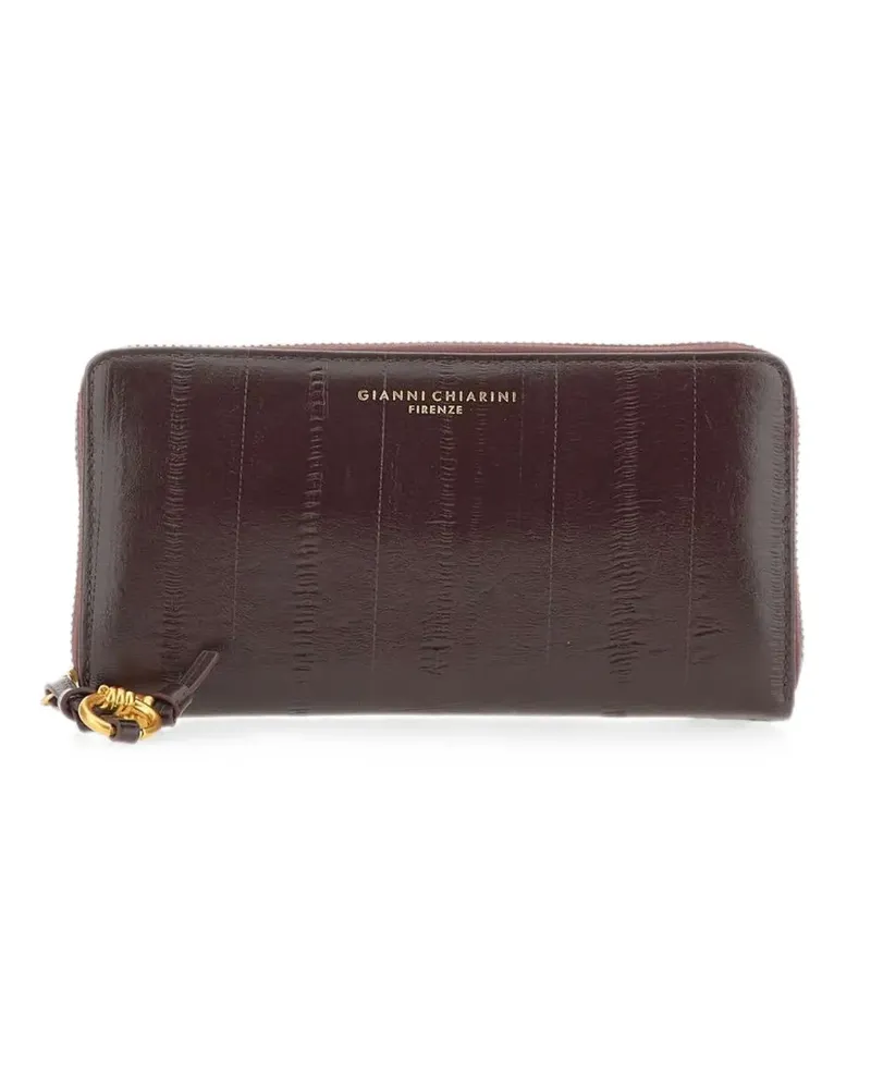 Gianni Chiarini Eel leather wallet - Braun Braun