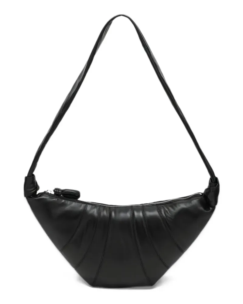 Christophe Lemaire Croissant Schultertasche - Schwarz Schwarz