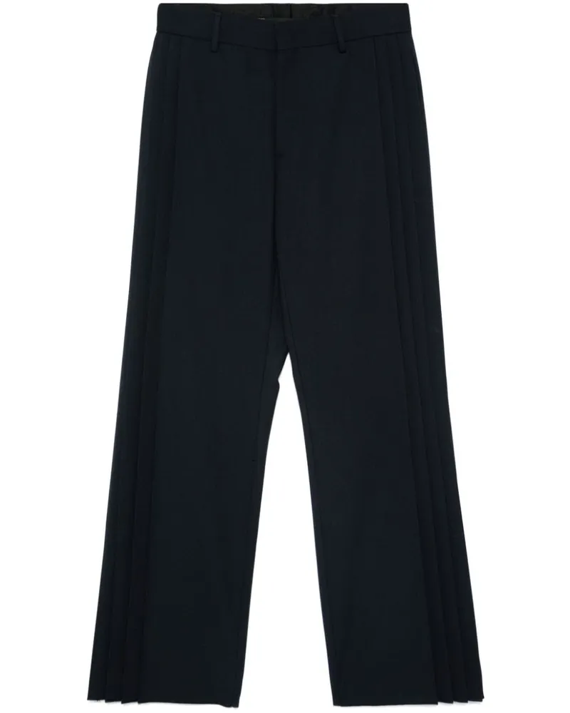 Fendi Hose mit Bundfalten - Blau Blau