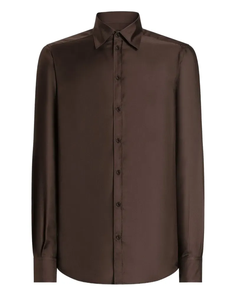 Dolce & Gabbana Martini Hemd - Braun Braun