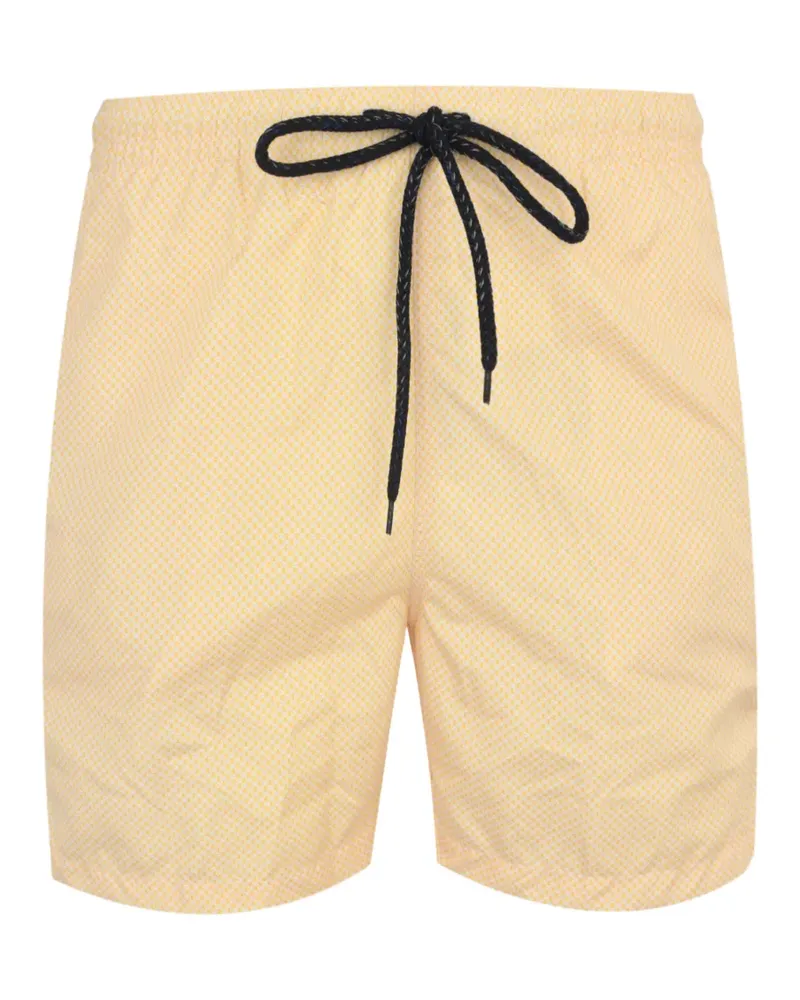 Drumohr  geometric-print drawstring shorts - Gelb Gelb