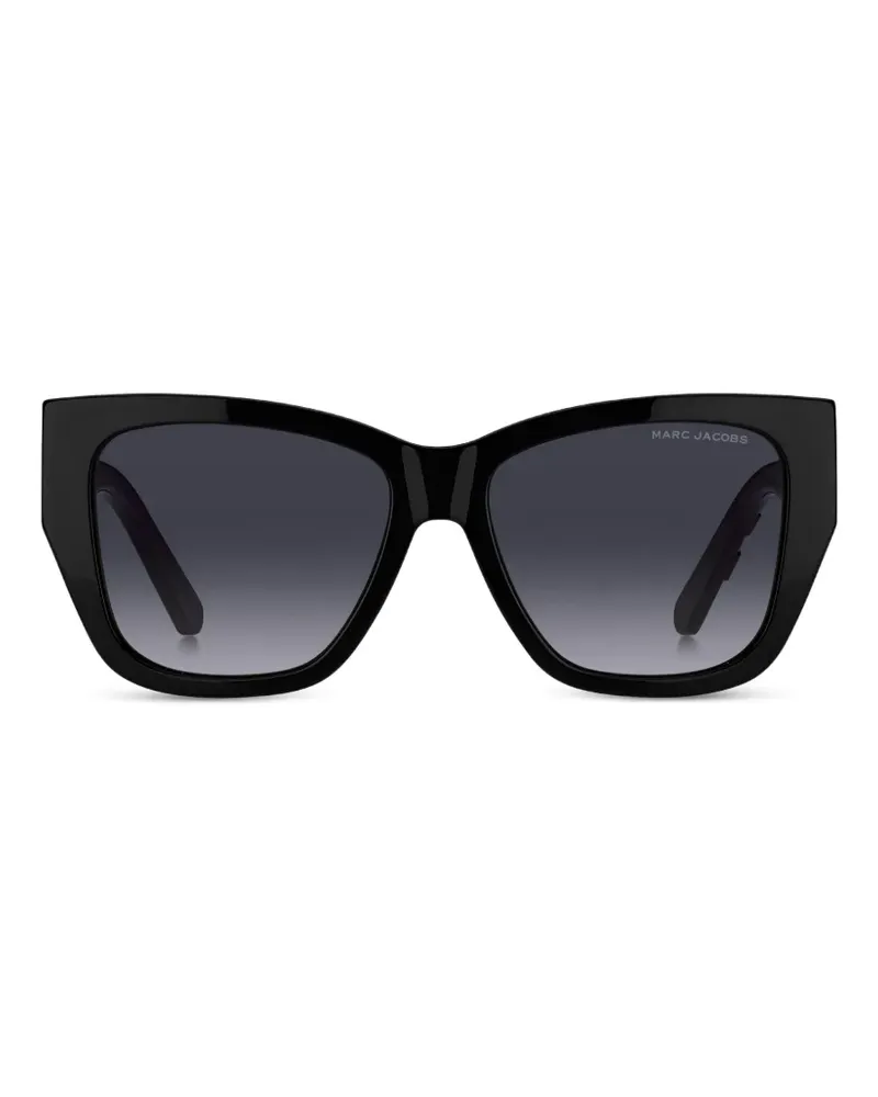 Marc Jacobs Eckige Sonnenbrille - Schwarz Schwarz