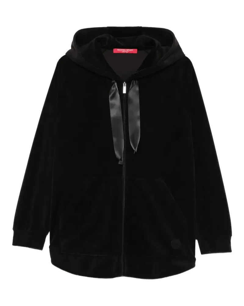 Marina Rinaldi Giano zip-fastening hoodie - Schwarz Schwarz