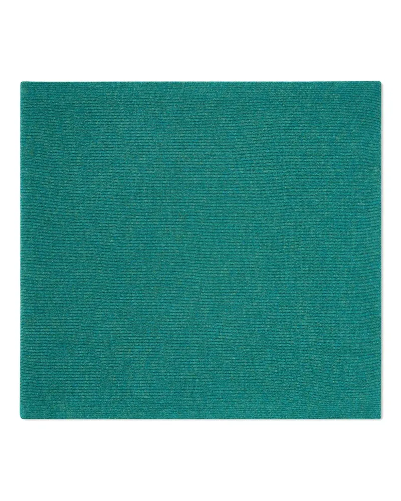 Eric Bompard Gerippter Strickschal - Grün Grün