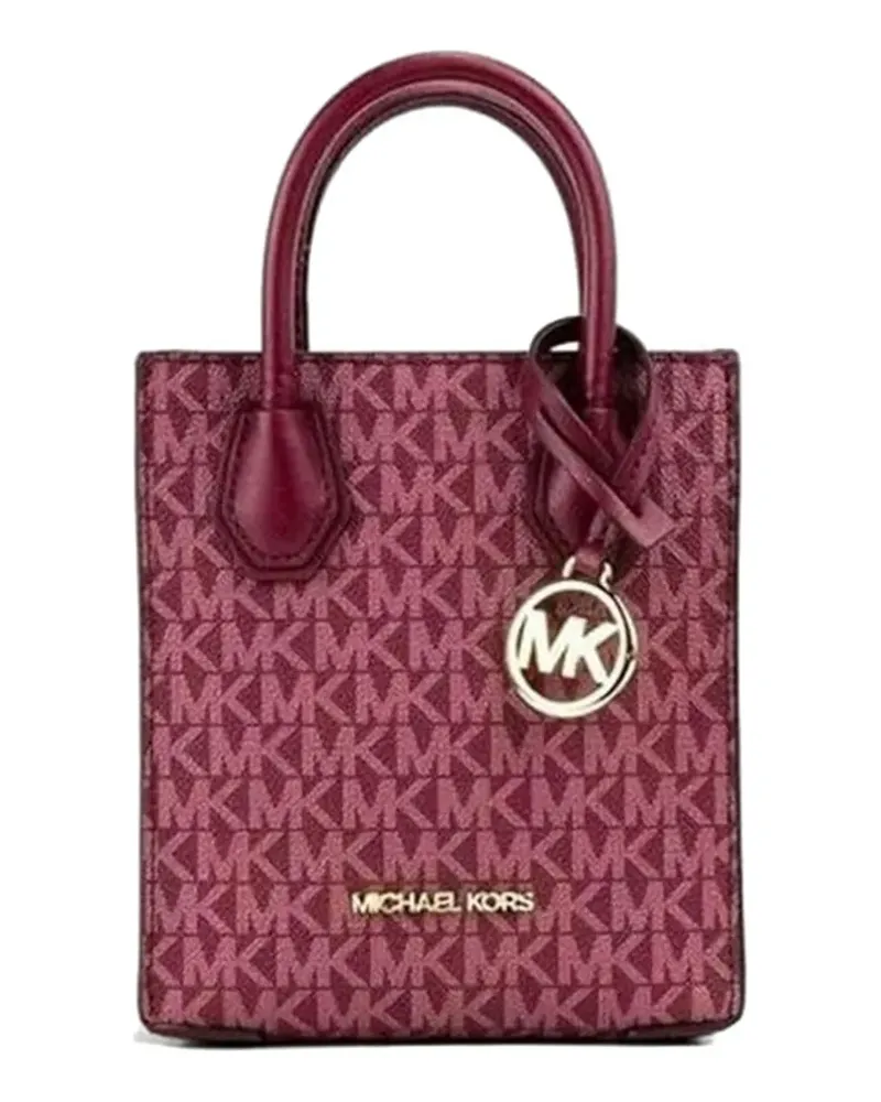 Michael Kors mini Mercer monogram-print tote bag - Rot Rot