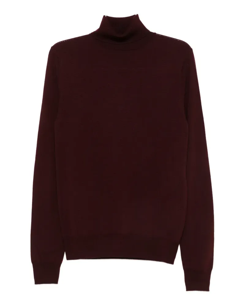 FRANKIE Shop Langärmeliger Eve Rollkragenpullover - Rot Rot