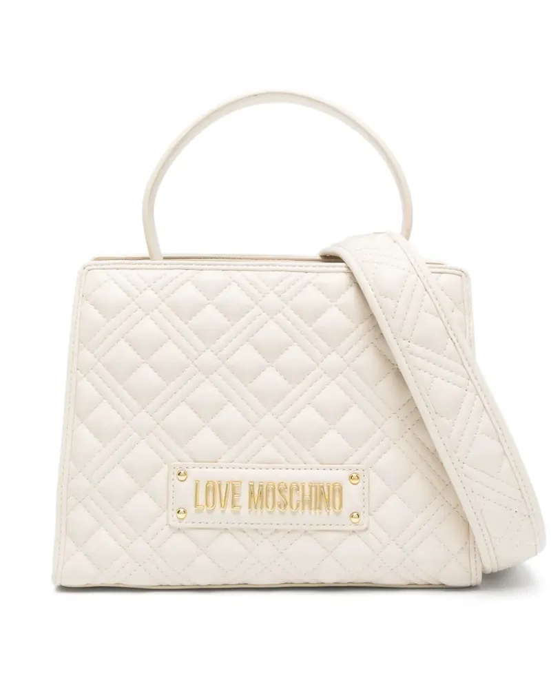 Moschino Gesteppte Handtasche - Nude Nude