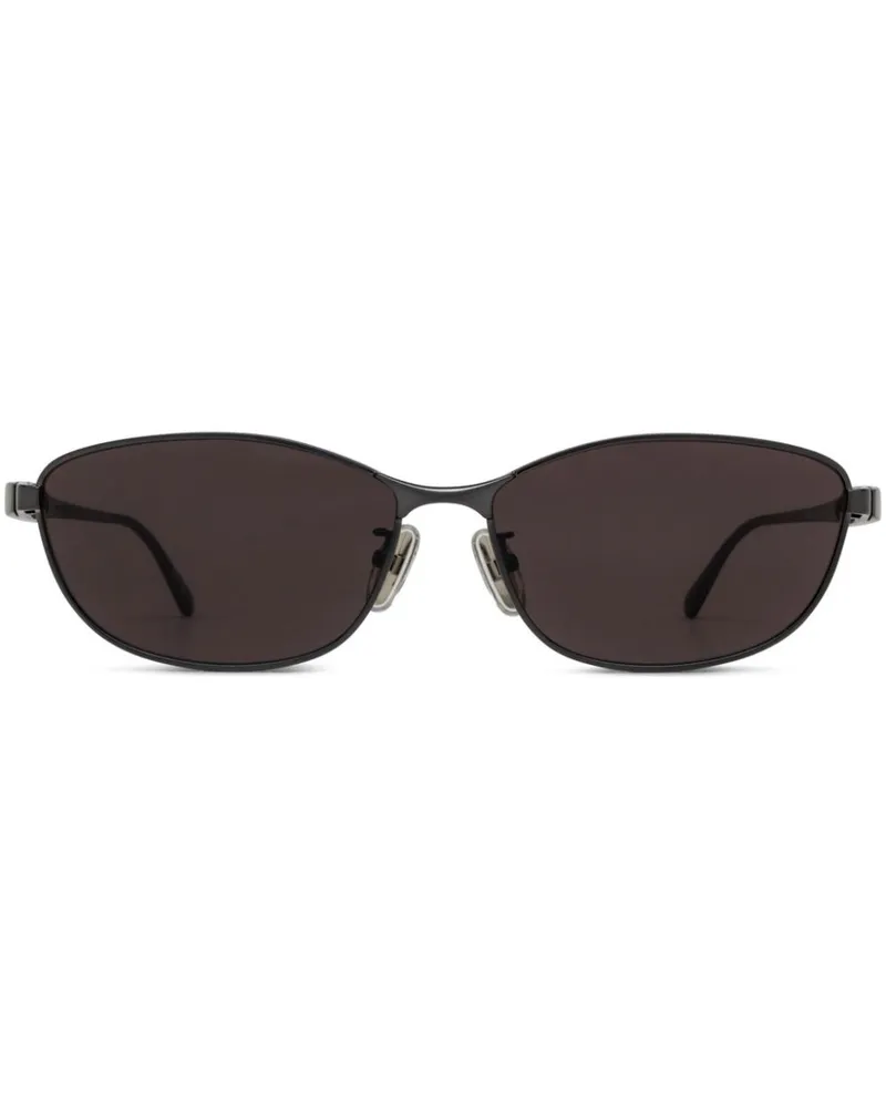 Balenciaga Sonnenbrille mit eckigem Gestell - Schwarz Schwarz